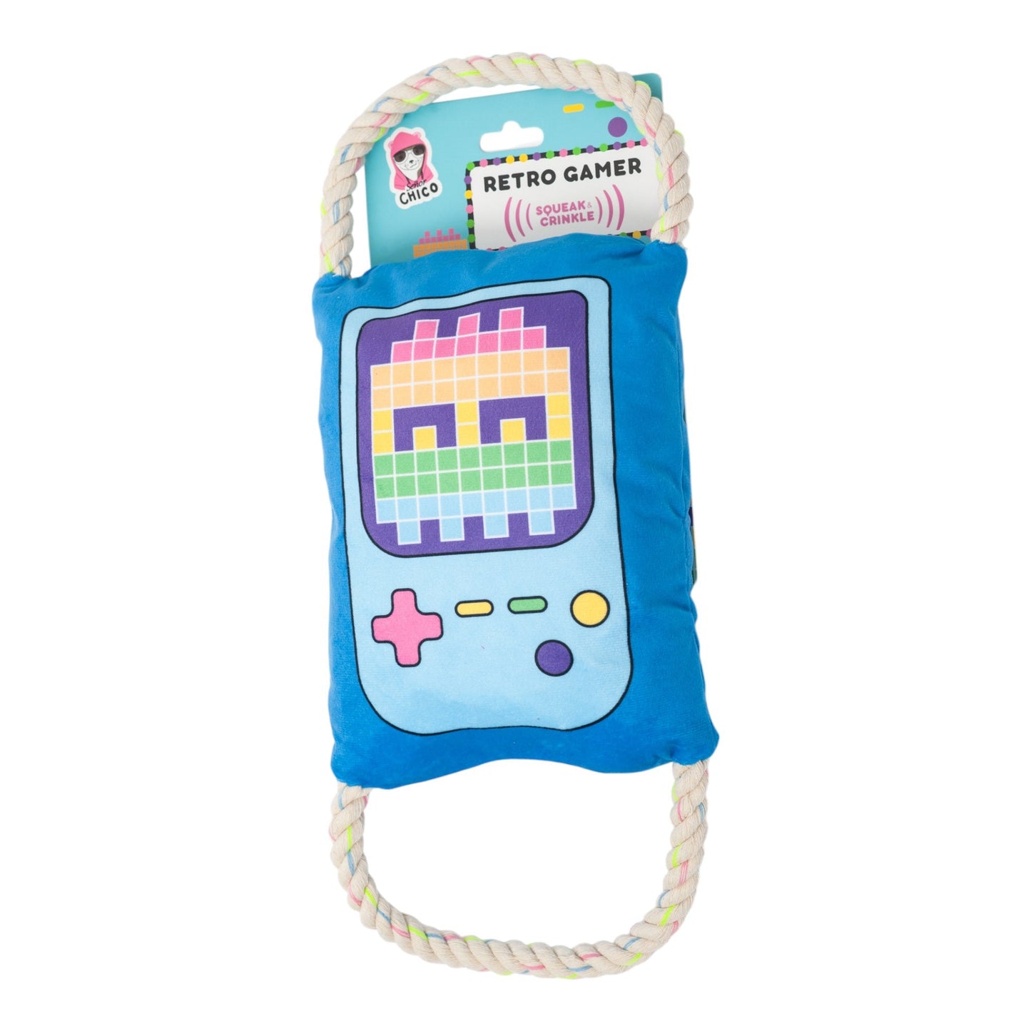 Retro Gamer Squeaker Dog Toy