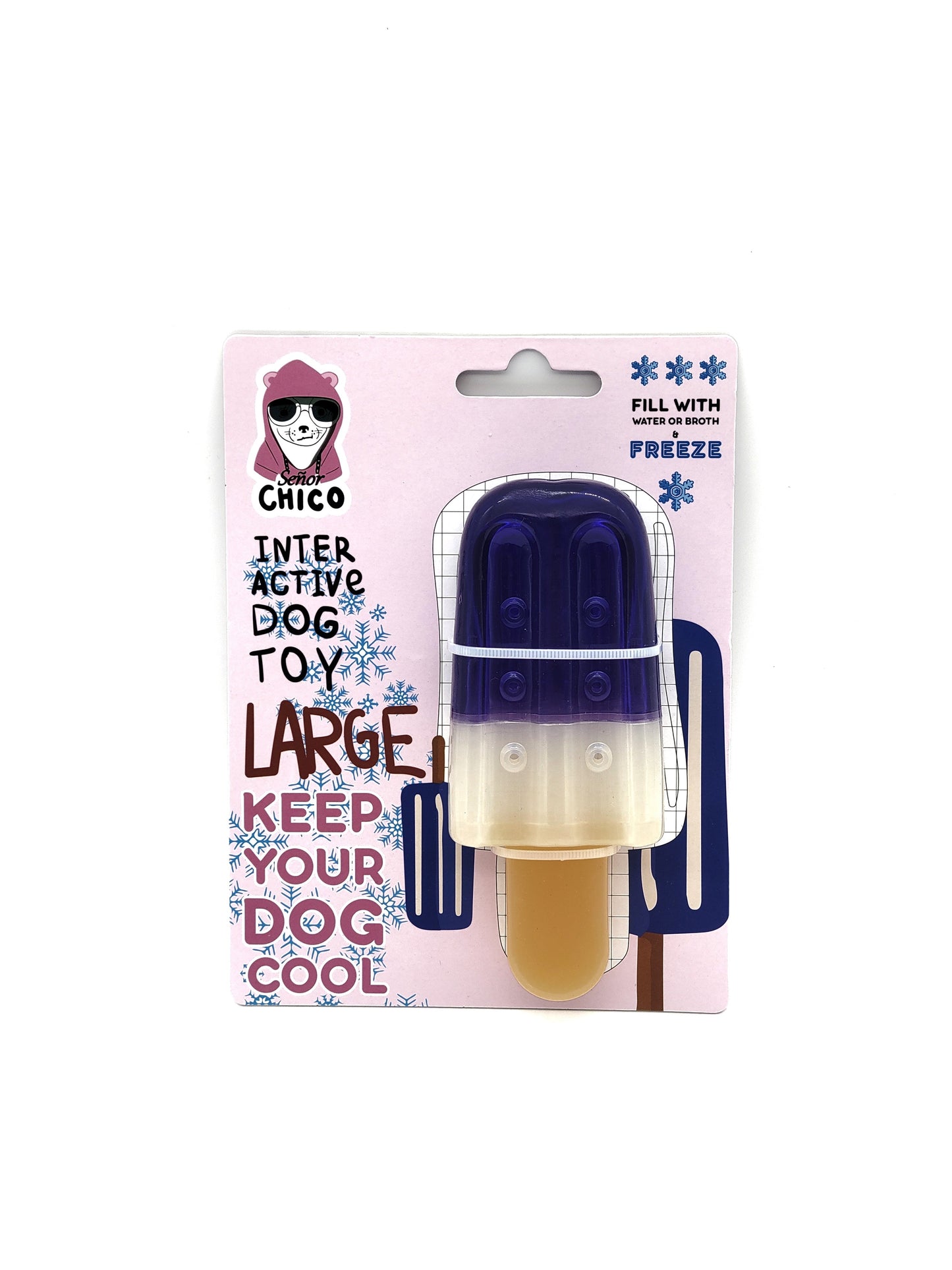 Popsicle Freeze Dog Toy – 100% Recyclable Rubber