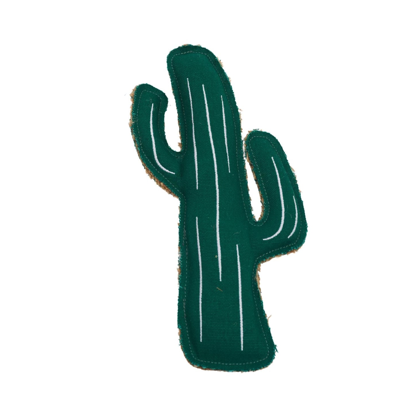 Sustainable Canvas & Jute Cactus Dog Toy