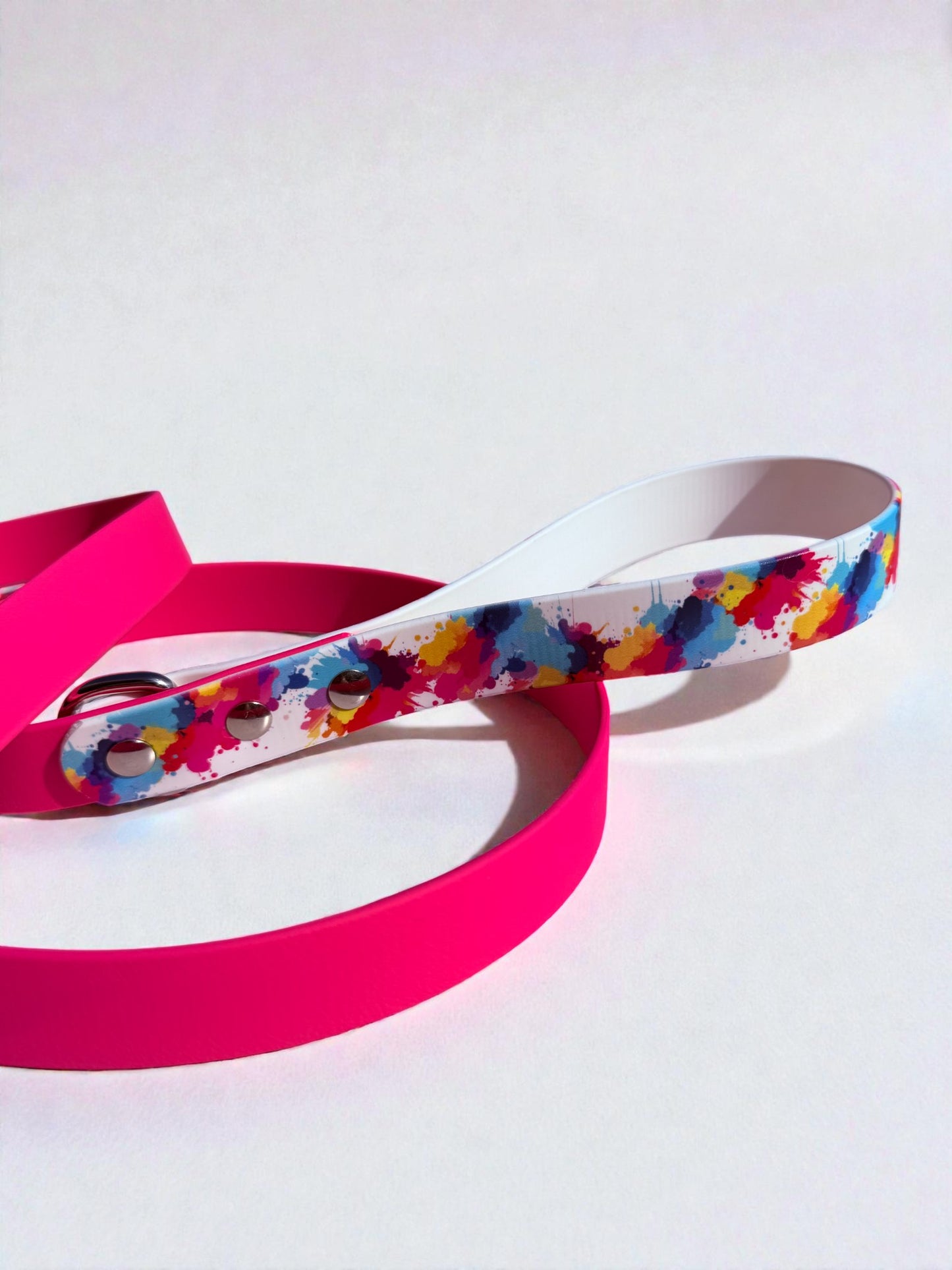 Paint Splash Biothane Leash