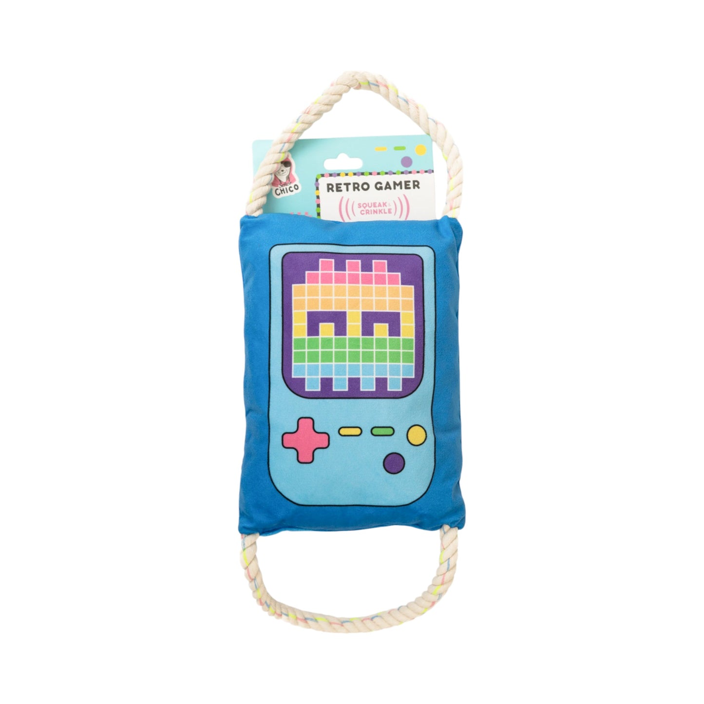 Retro Gamer Squeaker Dog Toy