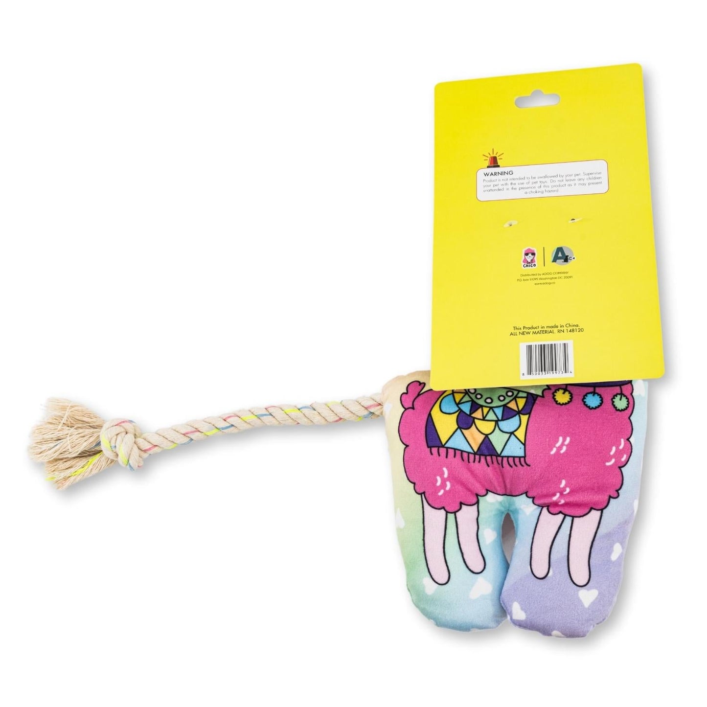 Magical Llama Squeaker Dog Toy