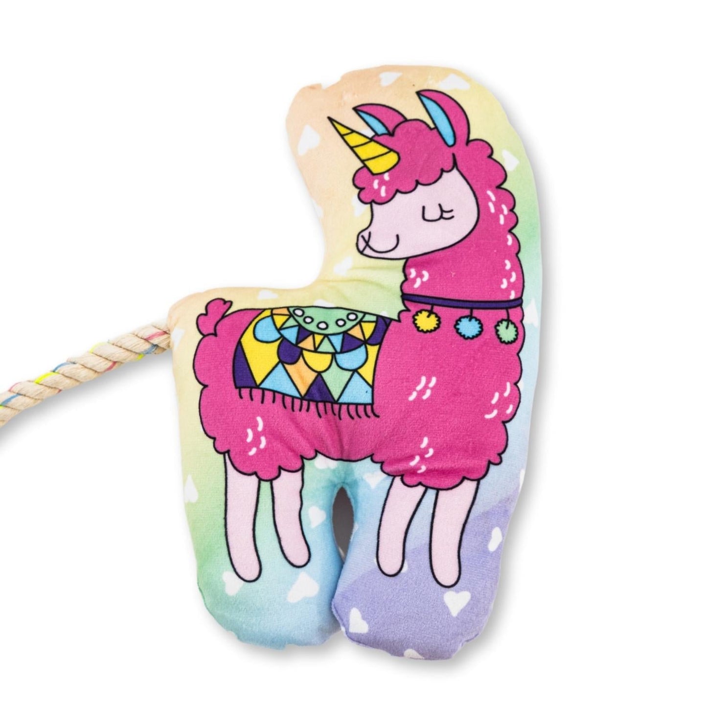 Magical Llama Squeaker Dog Toy