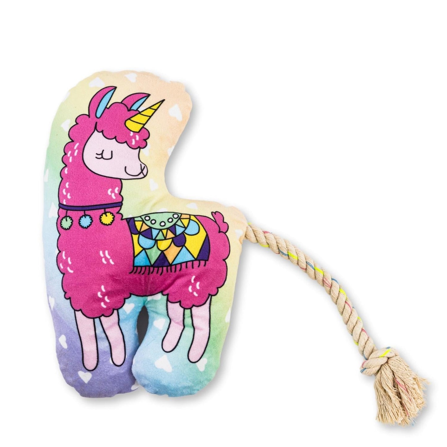 Magical Llama Squeaker Dog Toy