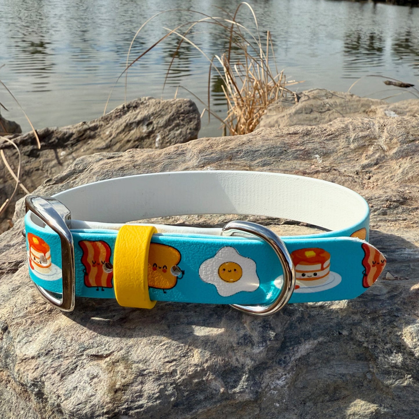 Breakfast Printed Biothane Collar