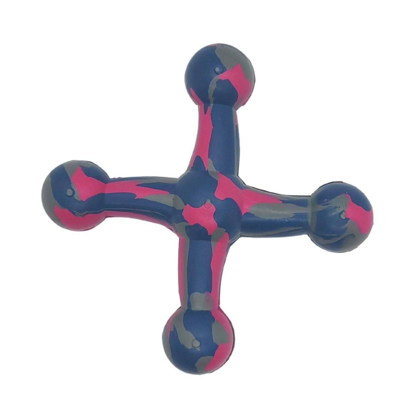 Natural Rubber Jack Dog Toy – Durable, Non-Toxic Chew Toy