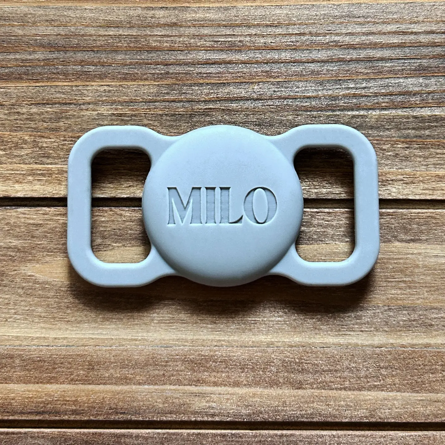 Classic Personalized Silicone Pet Airtag Holder