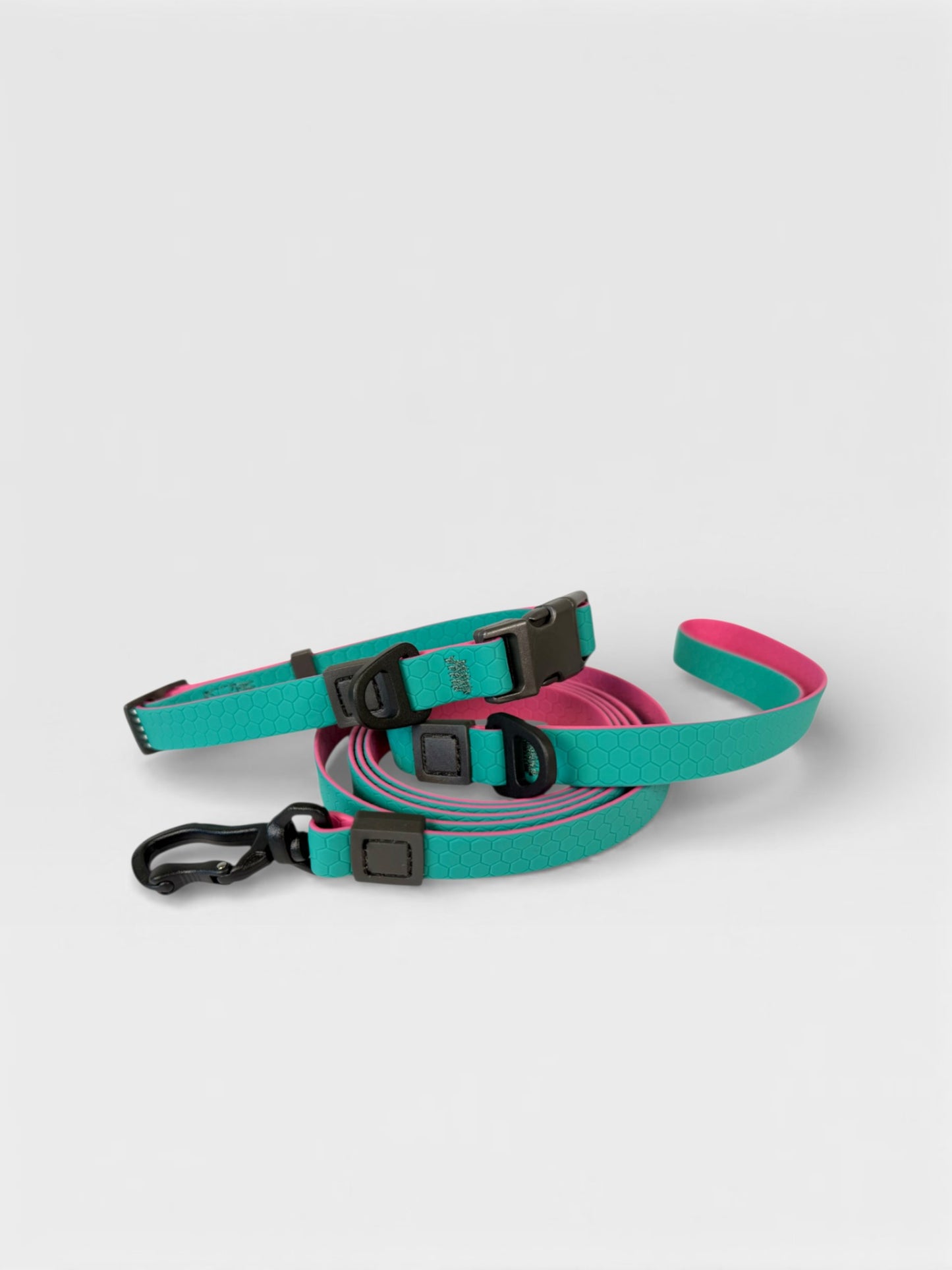 Hexagon Walk Set - Waterproof Collar & Leash Set for Small Dogs