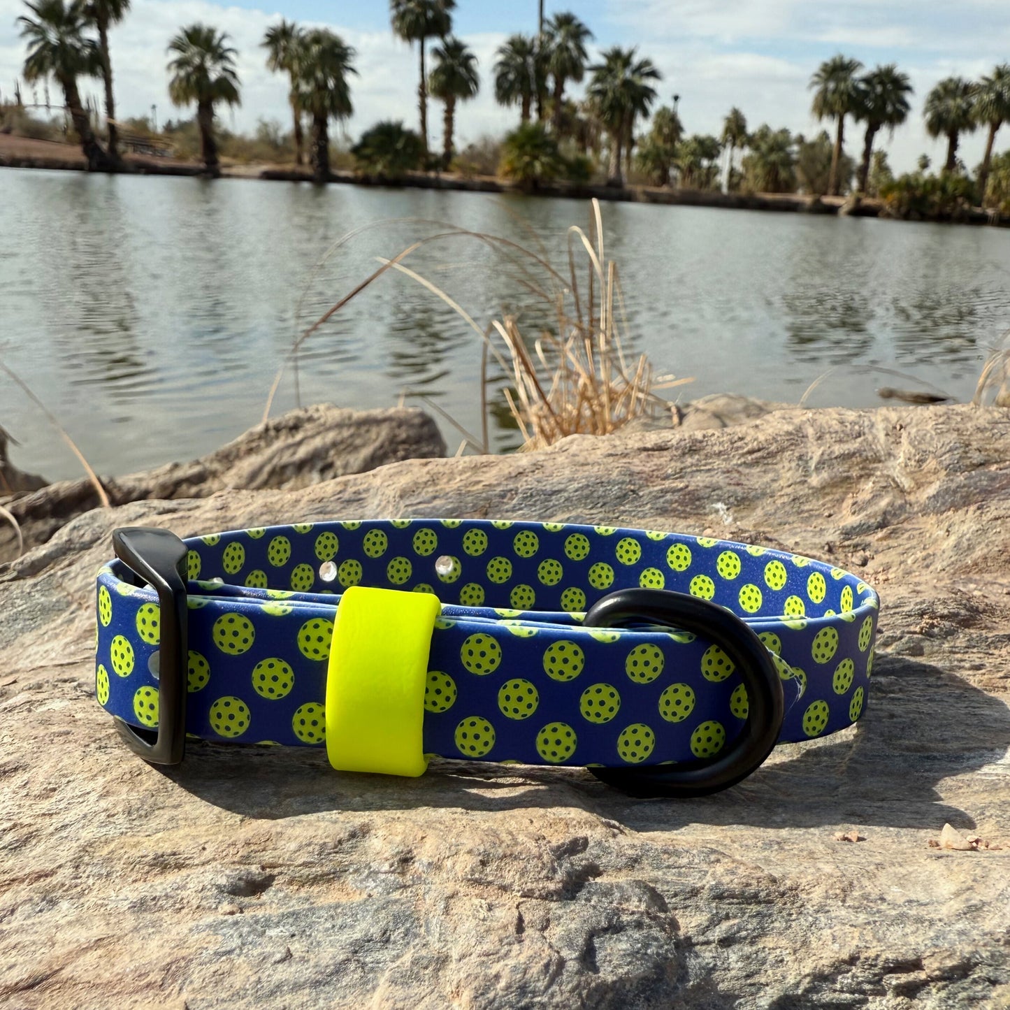 Pickelball Printed Biothane Collar