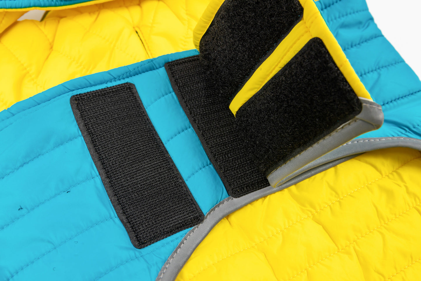Adventurer Reversible Dog Vest - Blue - Feature - Adjustable Velcro Chest Closure