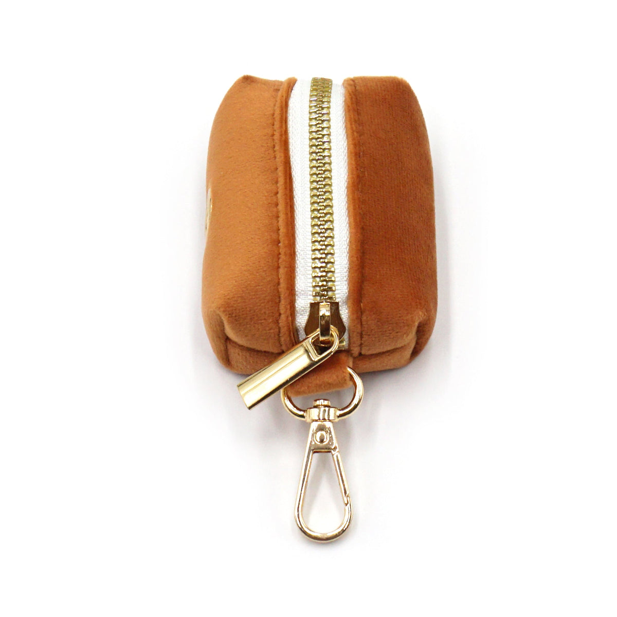 Caramel Signature Velvet poop bag dispenser top view