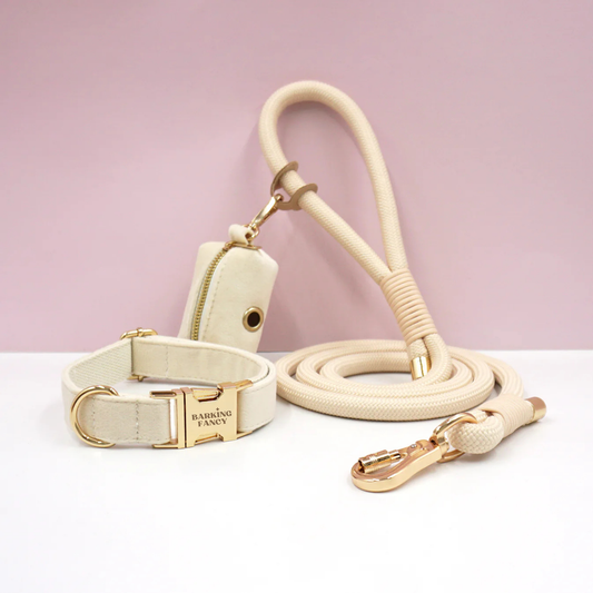 Velvet Holiday Walk Set - Creamy Beige