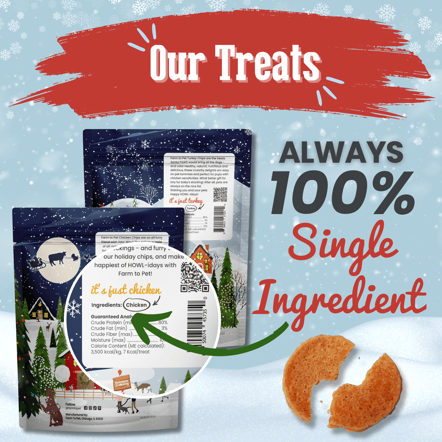Holiday Chips for Dogs