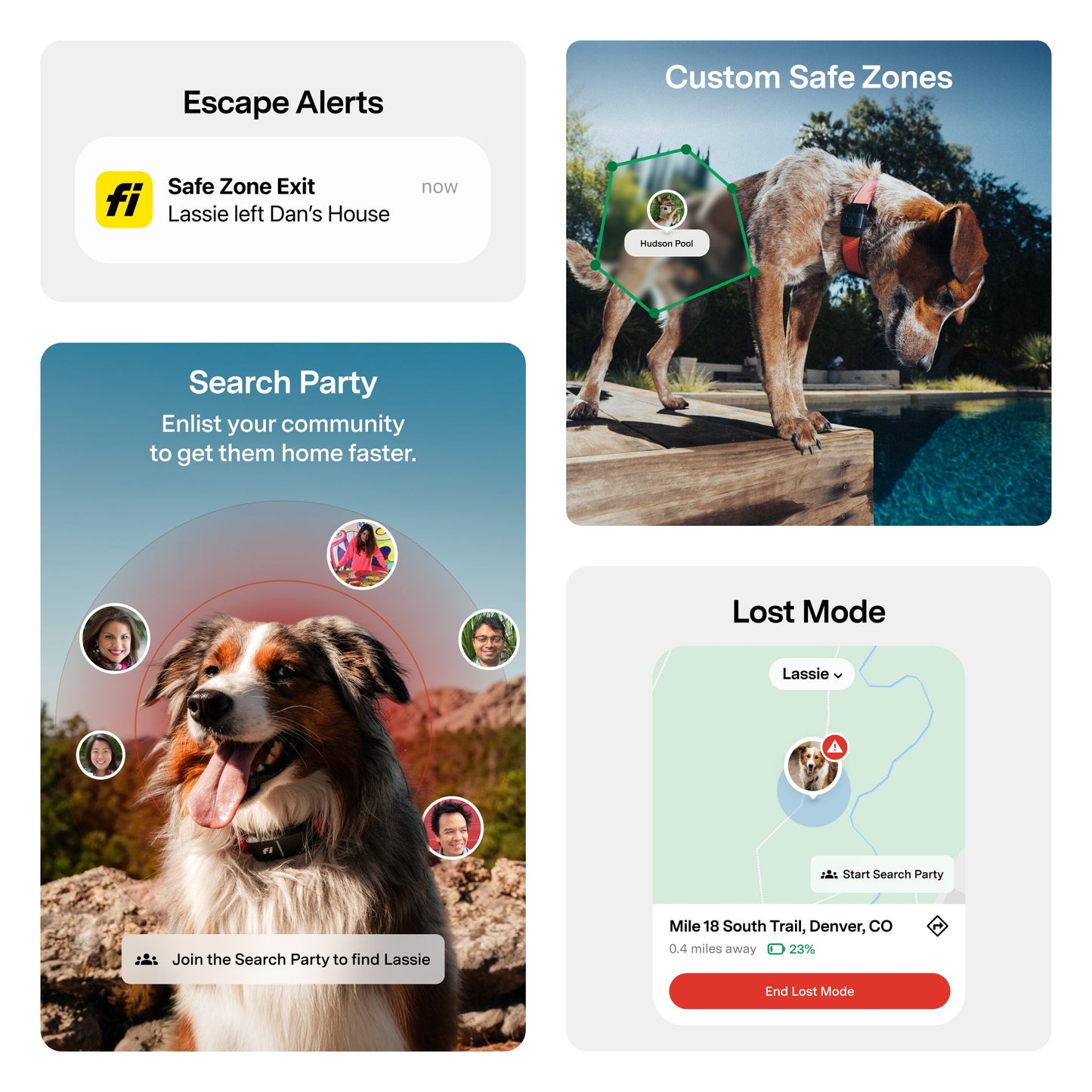 Fi Mini GPS Tracker for Dogs (6-Month Membership Included)