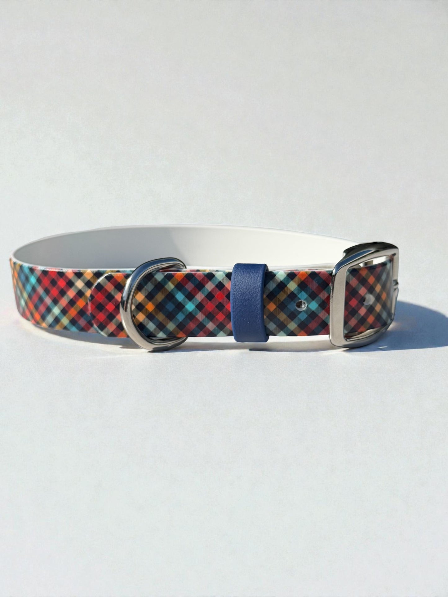 Preppy Plaid Biothane Collar