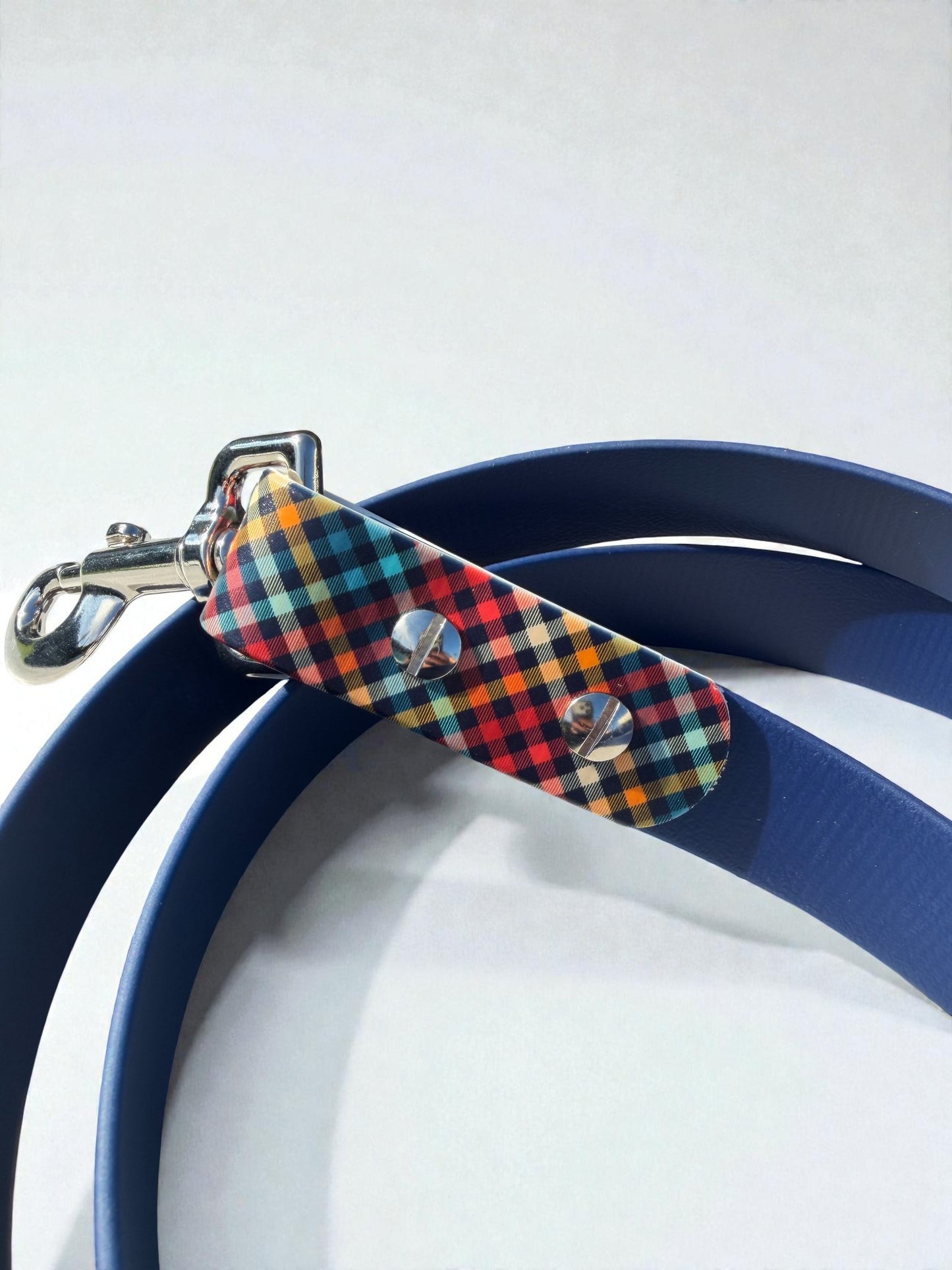 Preppy Plaid Biothane Leash