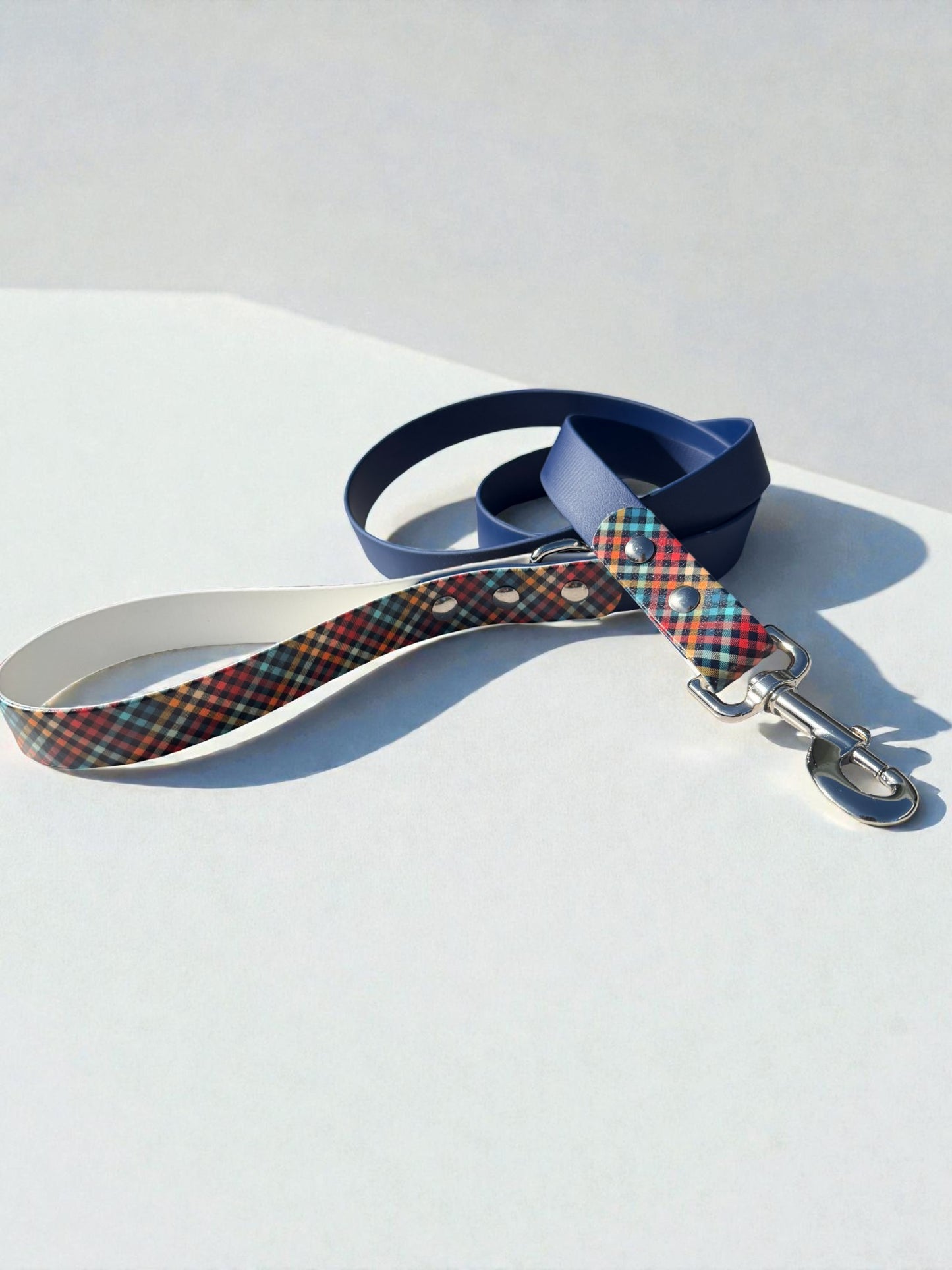 Preppy Plaid Biothane Leash