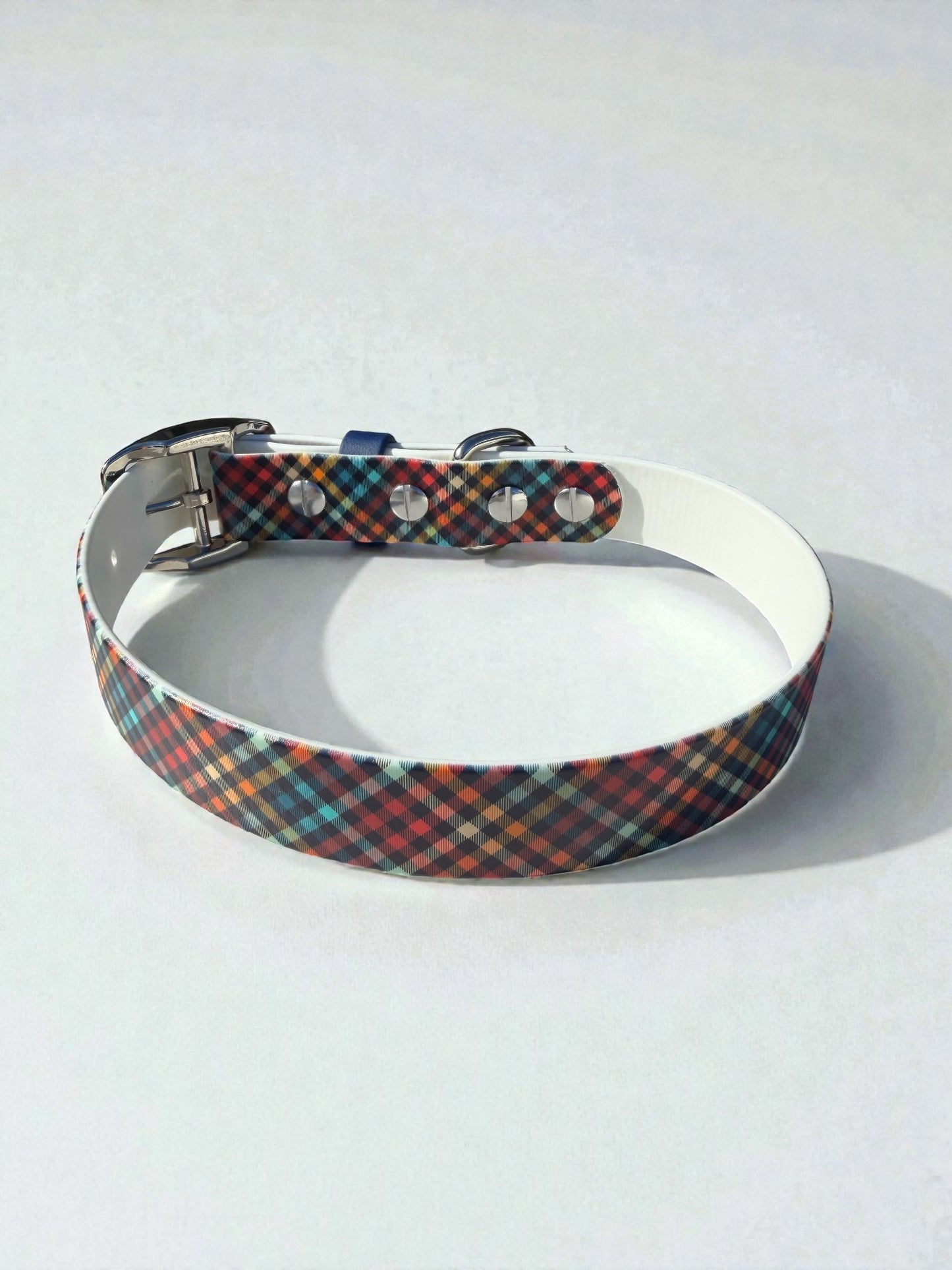 Preppy Plaid Biothane Collar
