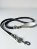 The Floral Print Biothane dog leash on a white background
