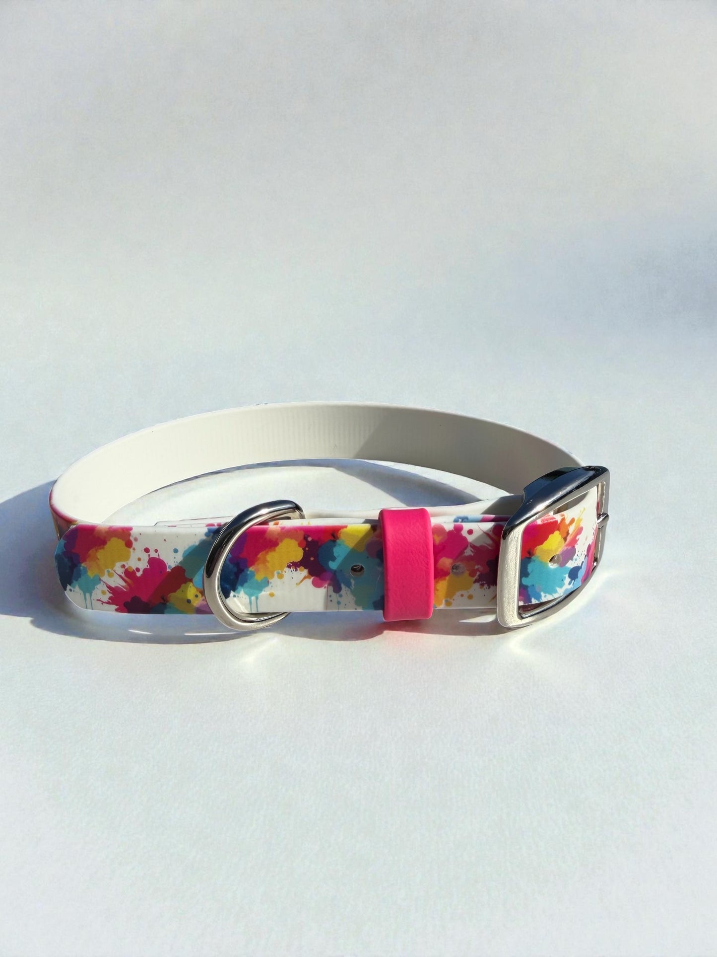 Paint Splash Biothane Collar