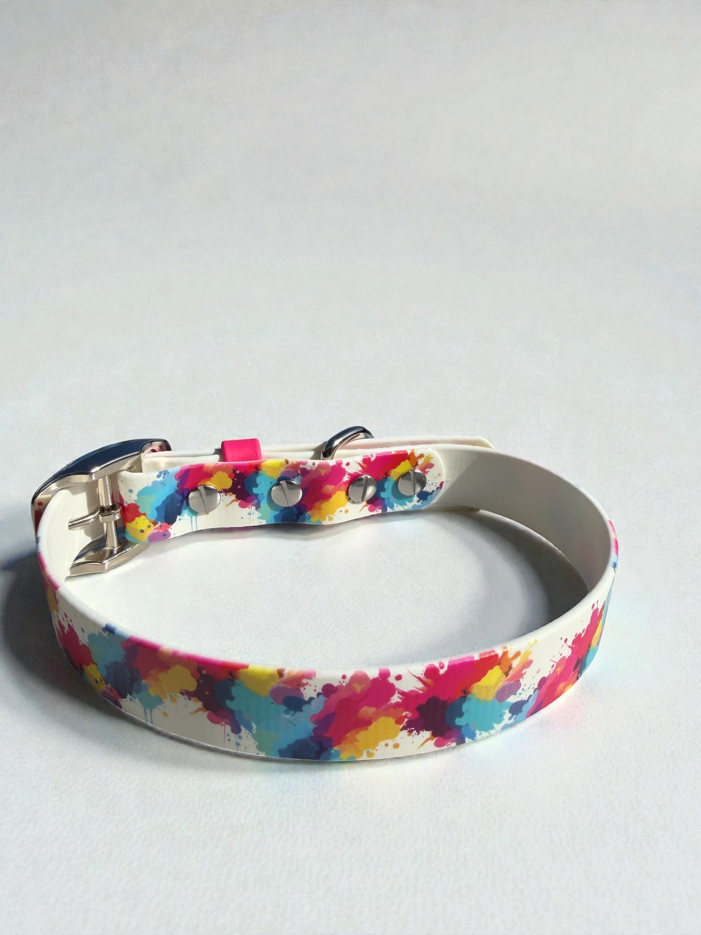 Paint Splash Biothane Collar