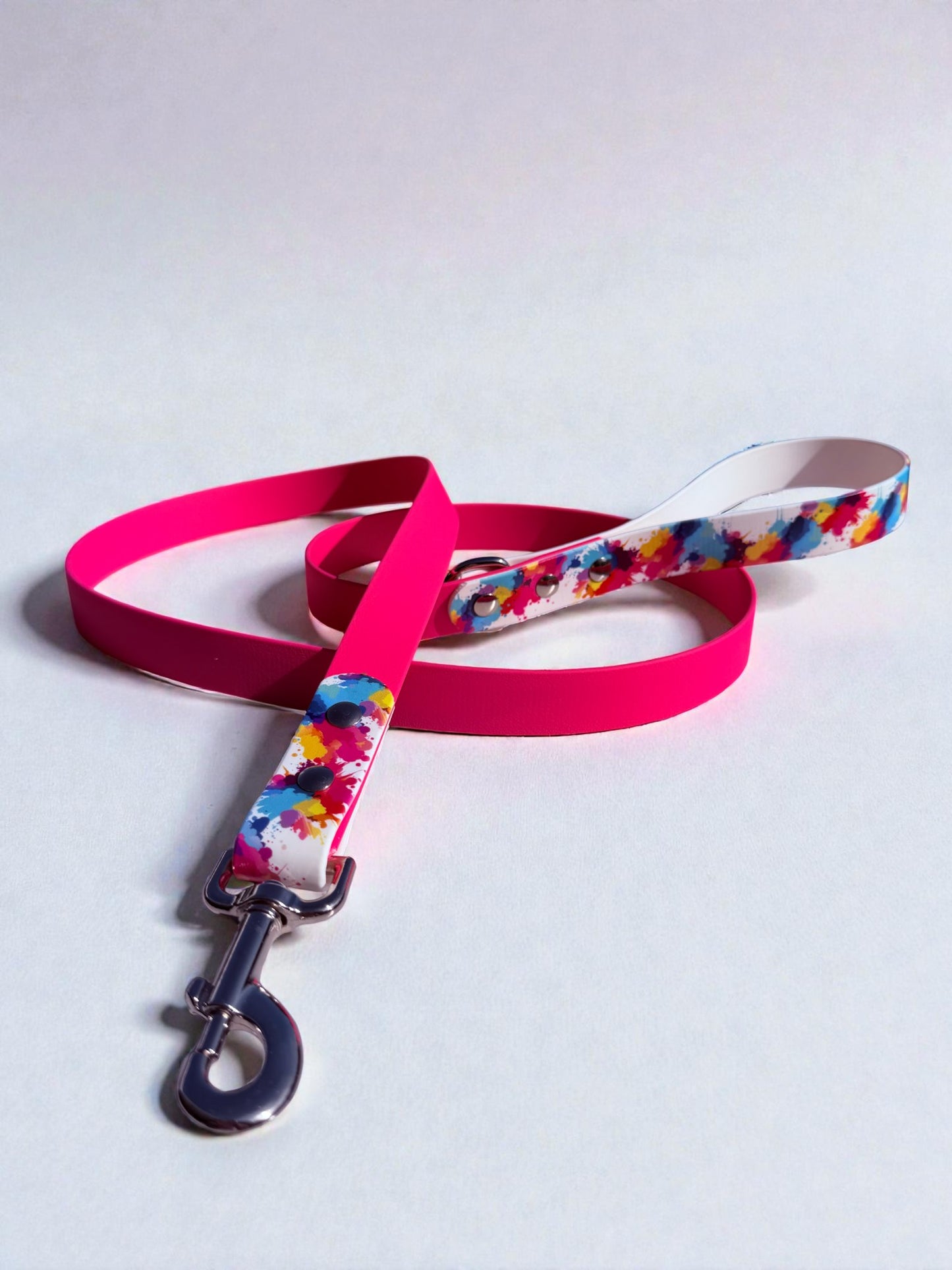 Paint Splash Biothane Leash