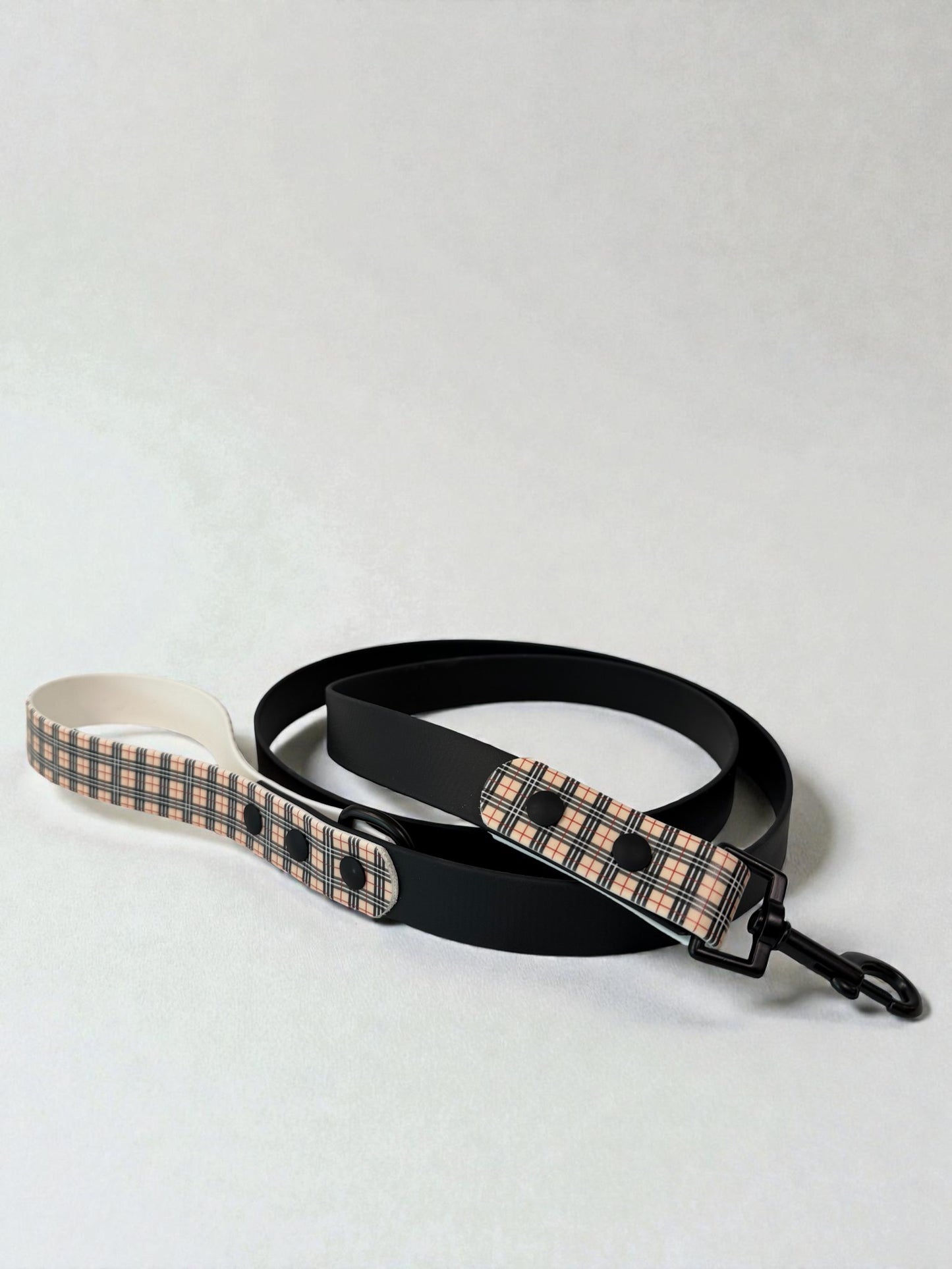 British Plaid Biothane Leash