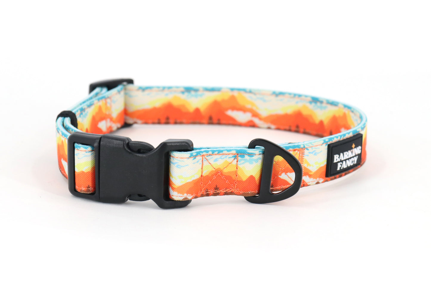 Mountainscape Adjustable Dog Collar