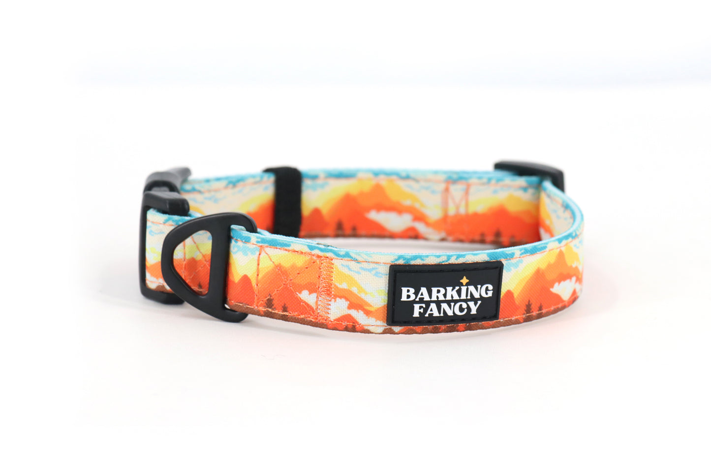 Mountainscape Adjustable Dog Collar