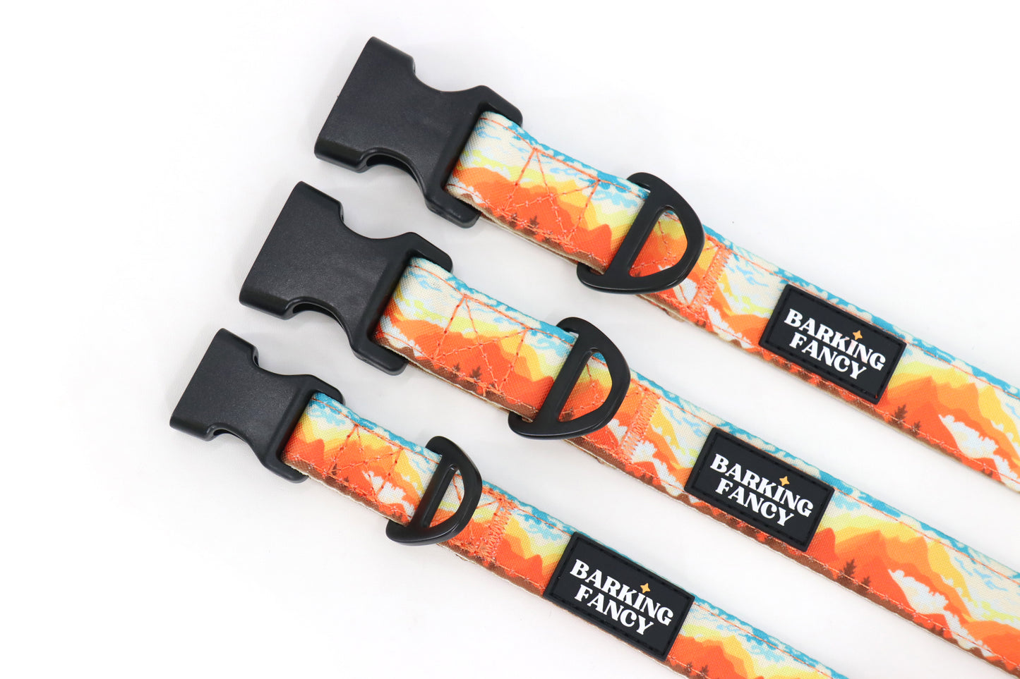 Mountainscape Adjustable Dog Collar