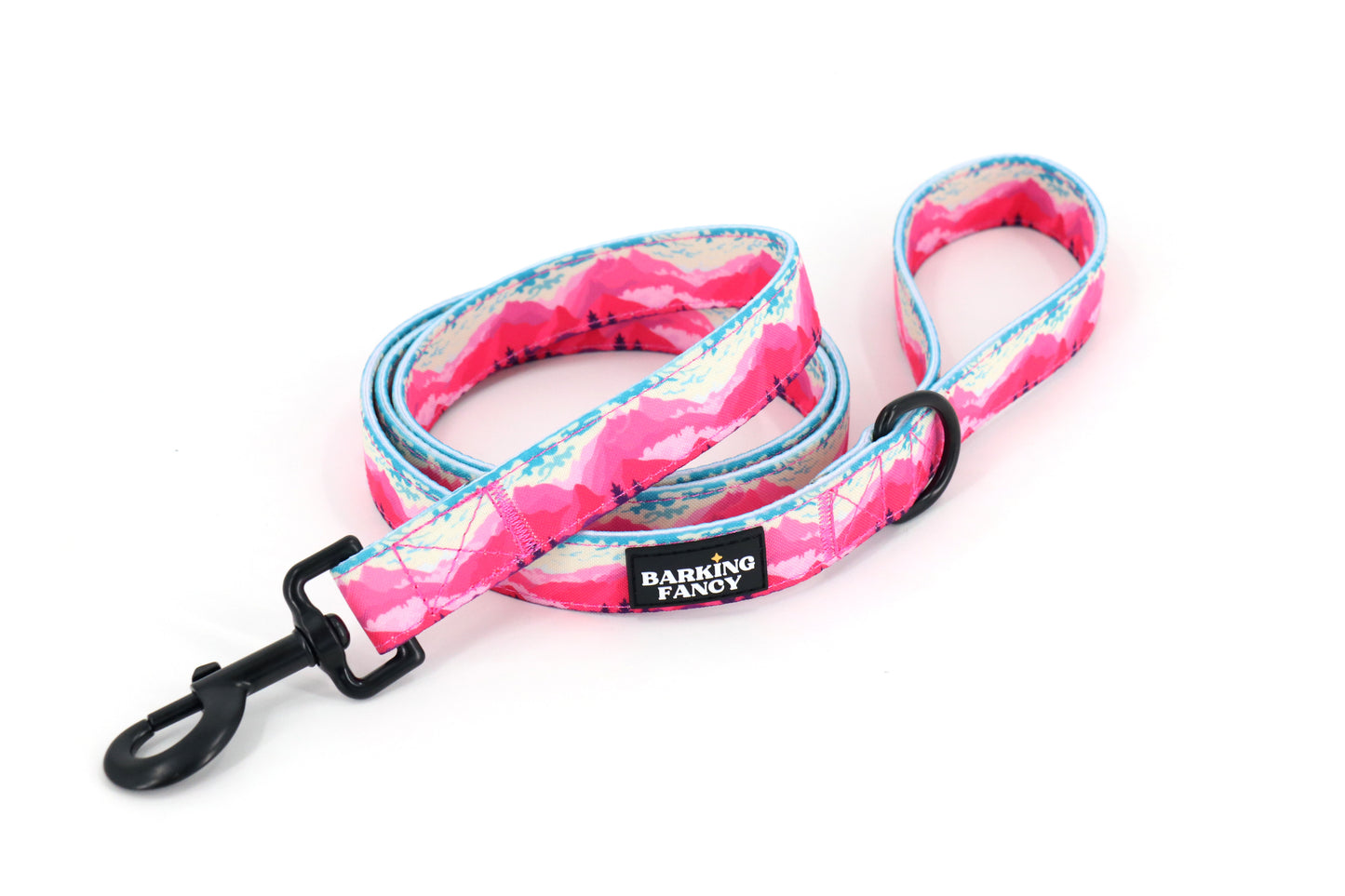 Mountainscape Dog Leash - Pink