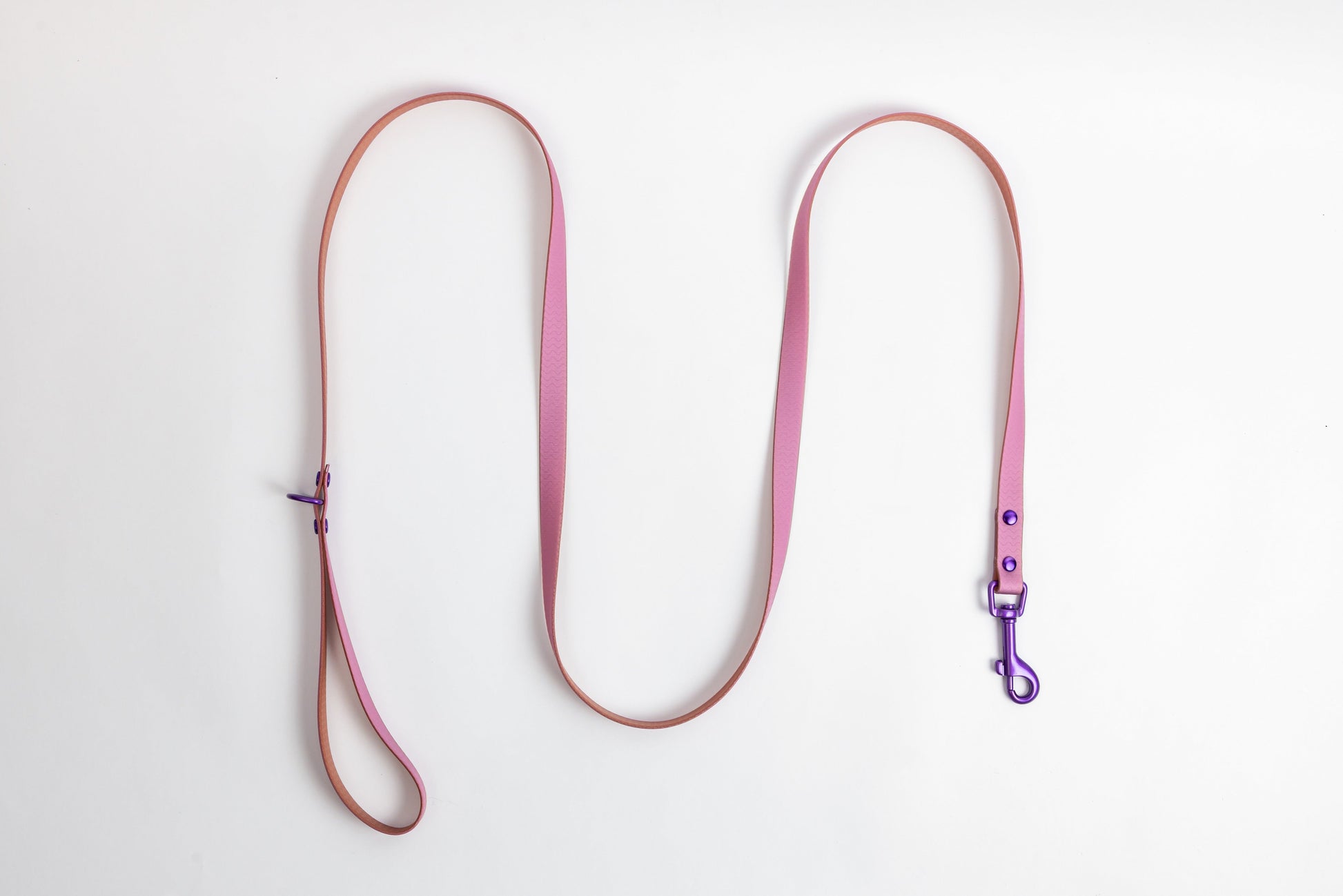 Jelly Waterproof Dog Leash - Purple - Top
