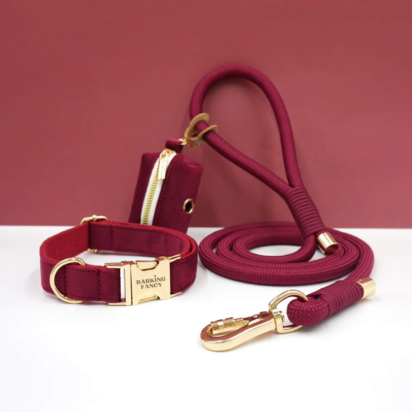 Velvet Holiday Walk Set - Wine