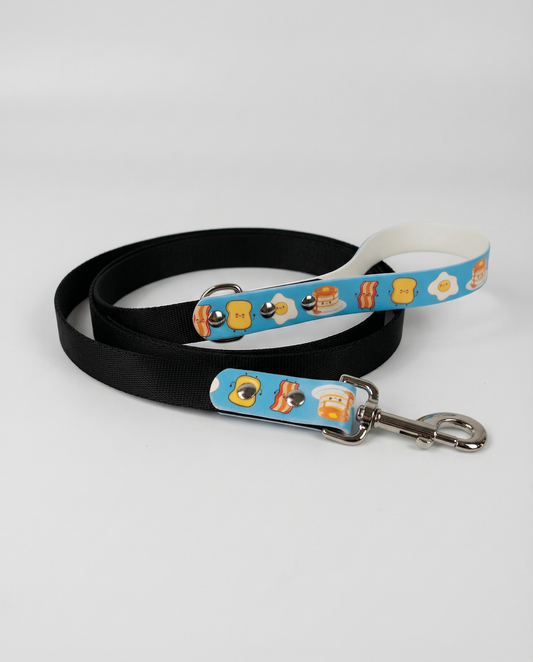 Breakfast Printed Biothane Leash