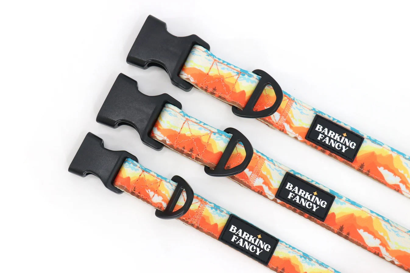 Mountainscape Dog Collar - 2 Colors
