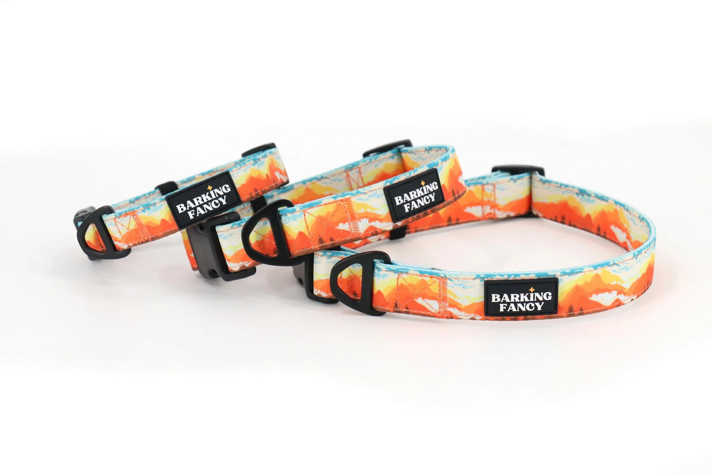 Mountainscape Dog Collar - 2 Colors