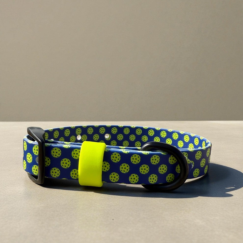 Pickelball Printed Biothane Collar